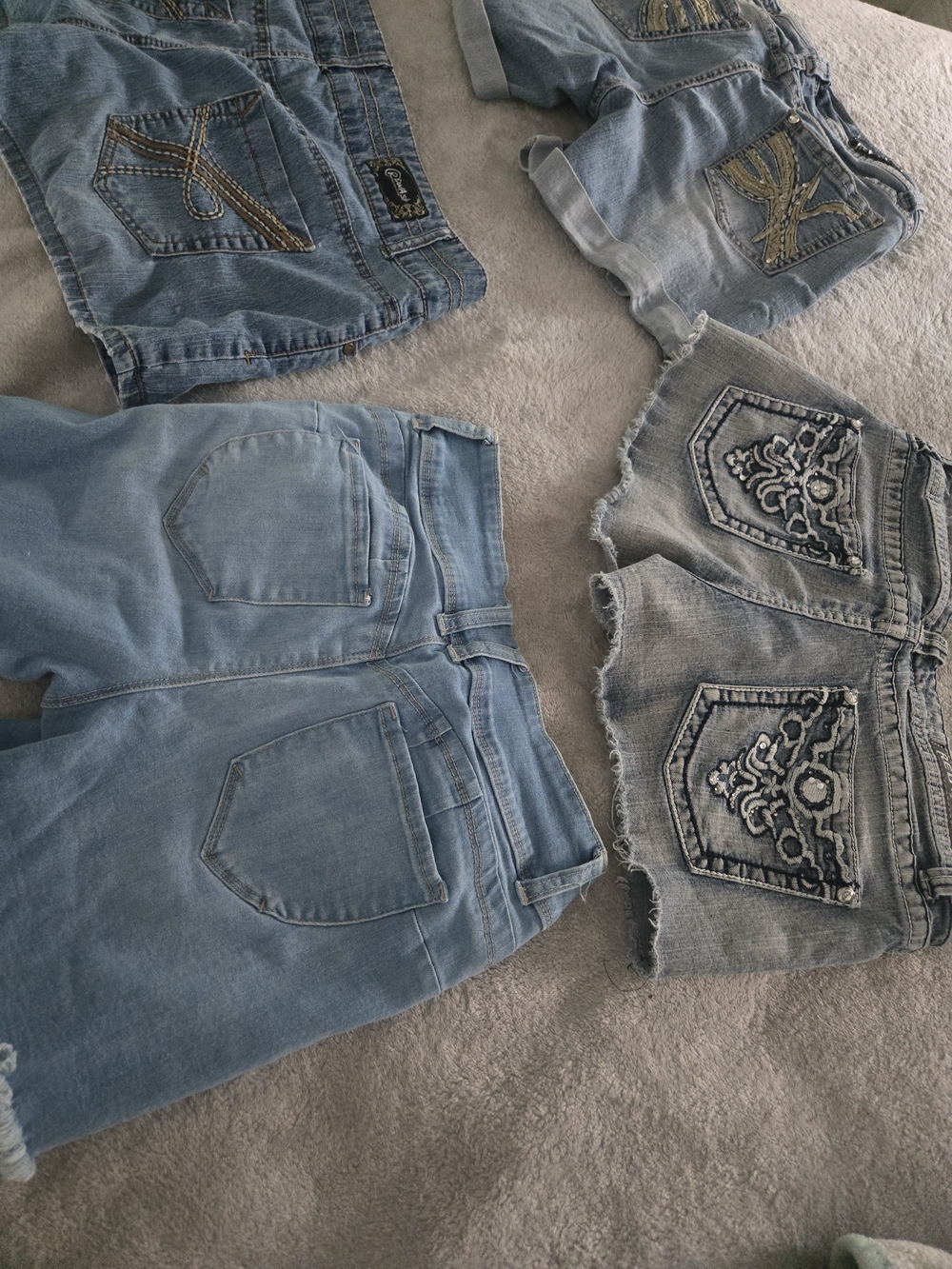 Light Wash Denim Shorts Bundle - Picture 9 of 15